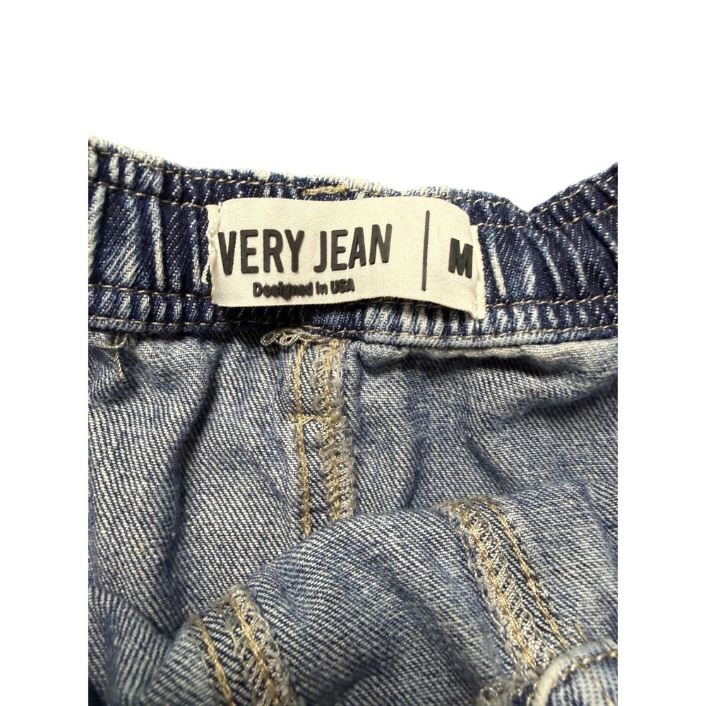 Very Jean Women Light Acid Wash High Waist Balloon Barrel Leg Jeans Size M - Picture 3 of 9